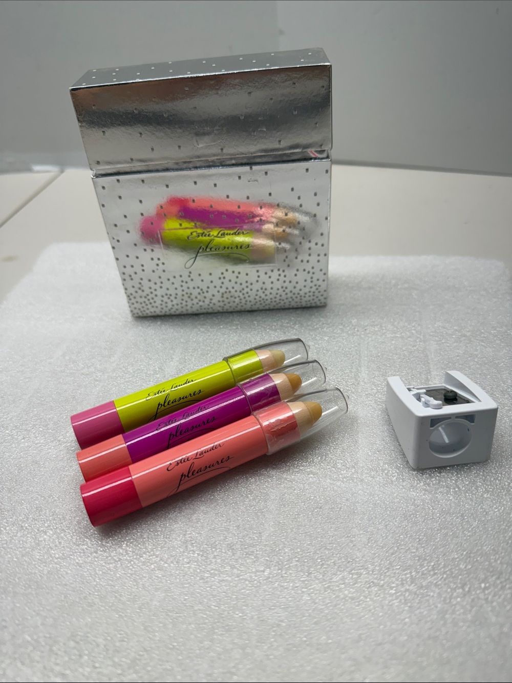 Estee Lauder Pleasures Perfume Pencil Collection. NEW